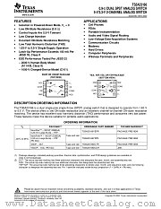 TS5A23166YEPR datasheet pdf Texas Instruments