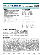 DS1085Z-25 datasheet pdf MAXIM - Dallas Semiconductor