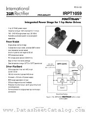 IRPT1059C datasheet pdf International Rectifier