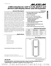 MAX6957AAX datasheet pdf MAXIM - Dallas Semiconductor