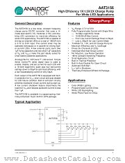 AAT3156ISN-T1 datasheet pdf ANALOGIC TECH