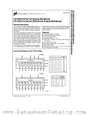 LF13509D datasheet pdf National Semiconductor