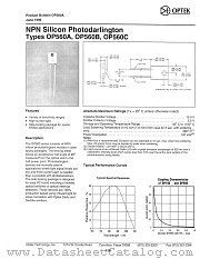 OP560B datasheet pdf Optek Technology