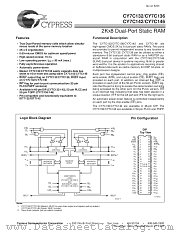 7C136-35 datasheet pdf Cypress