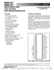 IS80LV51-24PL datasheet pdf Integrated Silicon Solution Inc