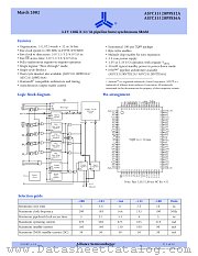 AS7C33128PFS32A-166TQC datasheet pdf Alliance Semiconductor