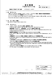 STK621-031 datasheet pdf SANYO