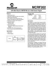 MCRF202-I/WF datasheet pdf Microchip