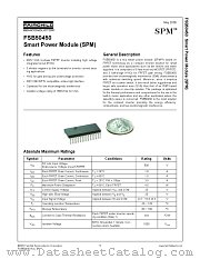 FSB50450 datasheet pdf Fairchild Semiconductor