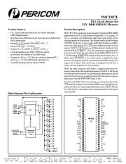 PI6CV857LA datasheet pdf Pericom Technology