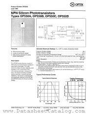 OP550B datasheet pdf Optek Technology