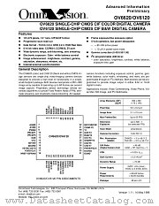 OV6120 datasheet pdf OmniVision Technologies