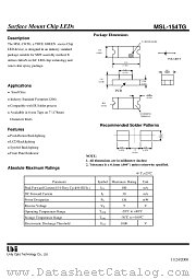 MSL-154TG datasheet pdf Unity Opto Technology