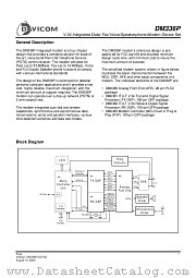 DM6382F datasheet pdf Davicom Semiconductor