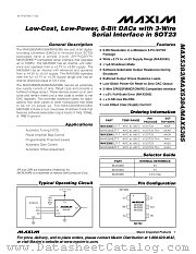 MAX5384EZT-T datasheet pdf MAXIM - Dallas Semiconductor