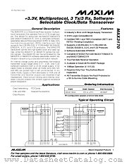 MAX3170CAI datasheet pdf MAXIM - Dallas Semiconductor