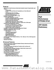 ATF1502AS-10QI44 datasheet pdf Atmel