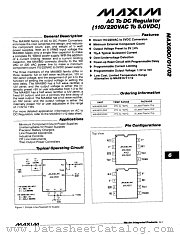 MAX600 datasheet pdf MAXIM - Dallas Semiconductor