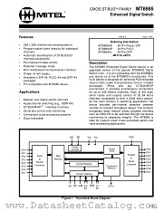 MT8985AP datasheet pdf Mitel Semiconductor