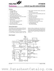 HT48E06 datasheet pdf Holtek Semiconductor