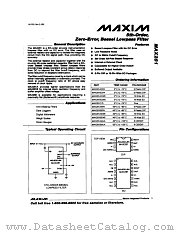 MAX281BEPA datasheet pdf MAXIM - Dallas Semiconductor