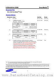 K9S6408V0A-SSB0 datasheet pdf Samsung Electronic