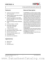 HPW7095A datasheet pdf etc