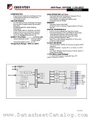 C8051F301 datasheet pdf CYGNAL Integrated Products Inc