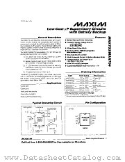 MAX704EPA datasheet pdf MAXIM - Dallas Semiconductor