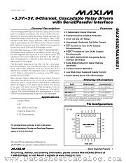 MAX4820ETP datasheet pdf MAXIM - Dallas Semiconductor