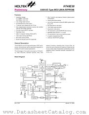48E30 datasheet pdf Holtek Semiconductor