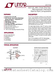 LT1716CS5 datasheet pdf Linear Technology