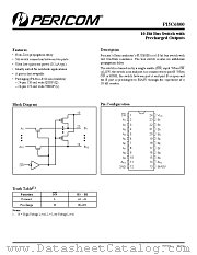 PI5C6800L datasheet pdf Pericom Technology