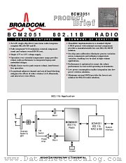 BCM2051 datasheet pdf Broadcom