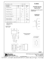 T-13811 datasheet pdf etc