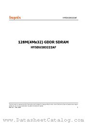HY5DU283222AF-2 datasheet pdf Hynix Semiconductor