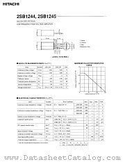 2SB1245 datasheet pdf Hitachi Semiconductor