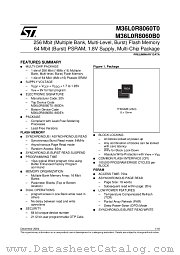 M36L0R8060B0 datasheet pdf ST Microelectronics