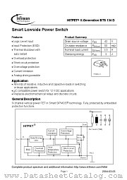 BTS-134D datasheet pdf Infineon