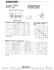 2SK619 datasheet pdf Hitachi Semiconductor