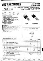 STP5N90 datasheet pdf ST Microelectronics