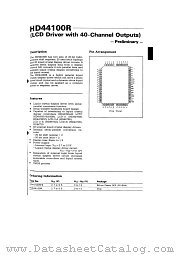 HD44100 datasheet pdf Hitachi Semiconductor