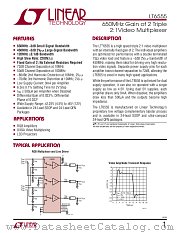 LT6555IGN datasheet pdf Linear Technology
