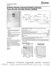 OP245D datasheet pdf Optek Technology