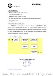 UM3561A datasheet pdf UMC