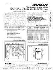 MAX537BCPE datasheet pdf MAXIM - Dallas Semiconductor
