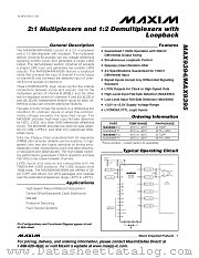 MAX9395EHJ datasheet pdf MAXIM - Dallas Semiconductor
