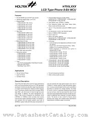 HT95C30P datasheet pdf Holtek Semiconductor