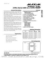 MAX1169AEUD datasheet pdf MAXIM - Dallas Semiconductor