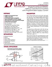 LT1817CS datasheet pdf Linear Technology